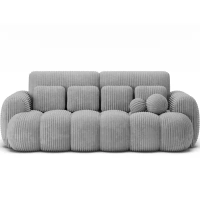 Designer-Wohnzimmersofa ISEN – hellgrau