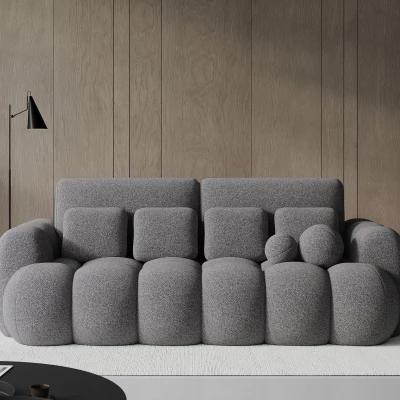 Designer-Wohnzimmersofa ISEN – Dunkelgrau