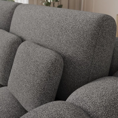 Designer-Wohnzimmersofa ISEN – Dunkelgrau
