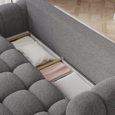 Designer-Wohnzimmersofa ISEN – Dunkelgrau