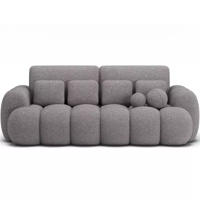 Designer-Wohnzimmersofa ISEN – Dunkelgrau