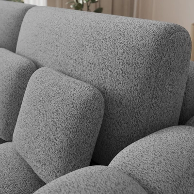 Designer-Wohnzimmersofa ISEN – grau
