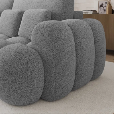 Designer-Wohnzimmersofa ISEN – grau