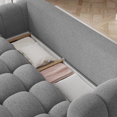 Designer-Wohnzimmersofa ISEN – grau