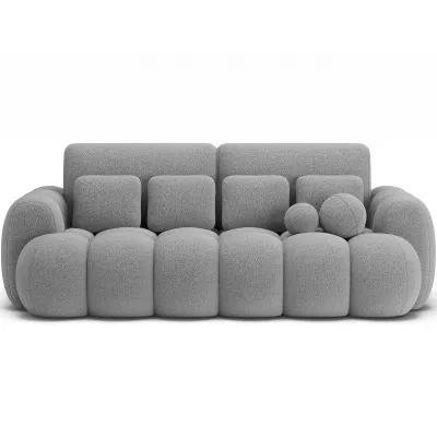 Designer-Wohnzimmersofa ISEN – grau