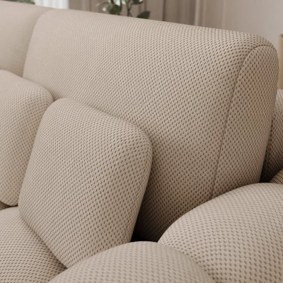 Designer-Wohnzimmersofa ISEN – Elfenbein