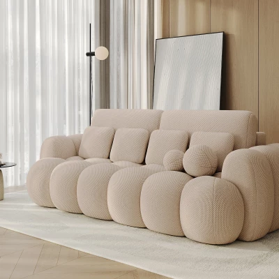 Designer-Wohnzimmersofa ISEN – Elfenbein