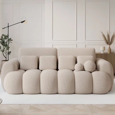 Designer-Wohnzimmersofa ISEN – Elfenbein