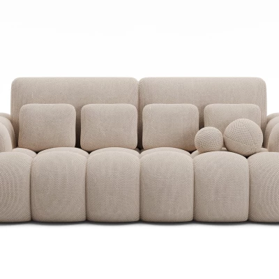Designer-Wohnzimmersofa ISEN – Elfenbein