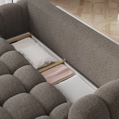 Designer-Wohnzimmersofa ISEN – graubraun