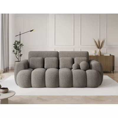 Designer-Wohnzimmersofa ISEN – graubraun