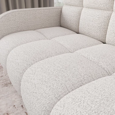 DELPHINE Zweisitzer-Schlafsofa – weiß