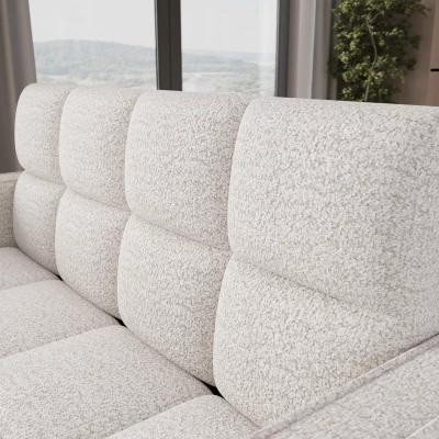 DELPHINE Zweisitzer-Schlafsofa – weiß