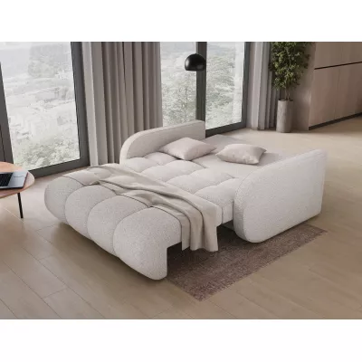 DELPHINE Zweisitzer-Schlafsofa – weiß