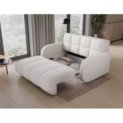 DELPHINE Zweisitzer-Schlafsofa – weiß