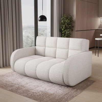 DELPHINE Zweisitzer-Schlafsofa – weiß