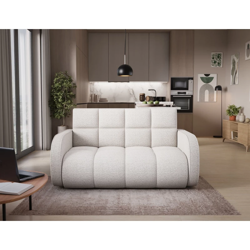DELPHINE Zweisitzer-Schlafsofa – weiß