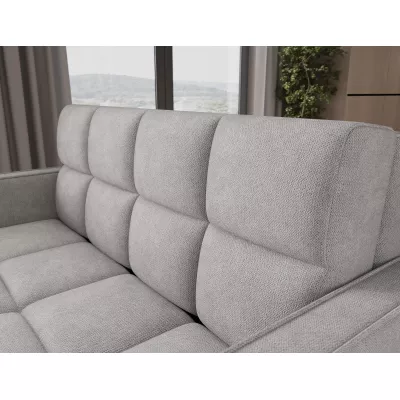 Zweisitzer-Schlafsofa DELPHINE - hellgrau