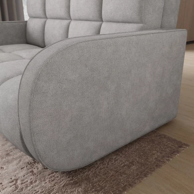 Zweisitzer-Schlafsofa DELPHINE - hellgrau