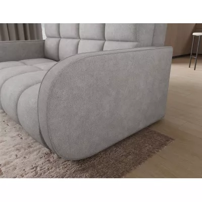 Zweisitzer-Schlafsofa DELPHINE - hellgrau