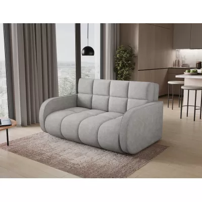 Zweisitzer-Schlafsofa DELPHINE - hellgrau