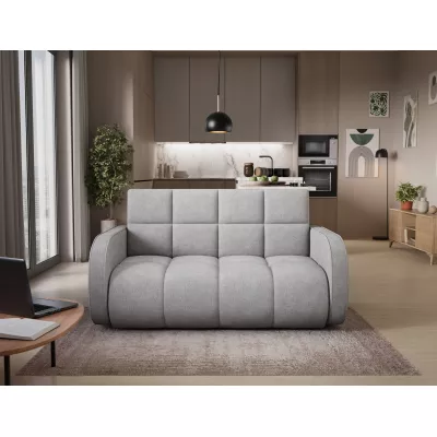 Zweisitzer-Schlafsofa DELPHINE - hellgrau
