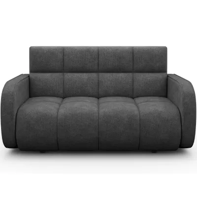 Zweisitzer-Schlafsofa DELPHINE – Dunkelgrau