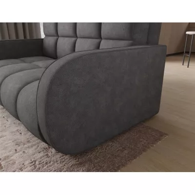 Zweisitzer-Schlafsofa DELPHINE – Dunkelgrau