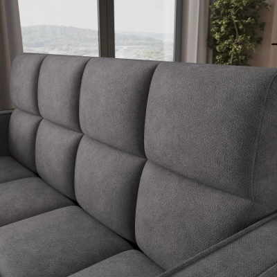 Zweisitzer-Schlafsofa DELPHINE – Dunkelgrau