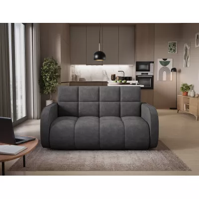 Zweisitzer-Schlafsofa DELPHINE – Dunkelgrau