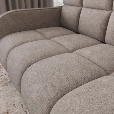 DELPHINE Zweisitzer-Schlafsofa – Dunkelbeige