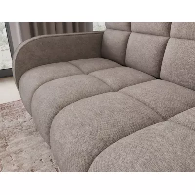 DELPHINE Zweisitzer-Schlafsofa – Dunkelbeige
