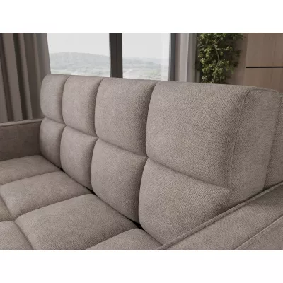 DELPHINE Zweisitzer-Schlafsofa – Dunkelbeige