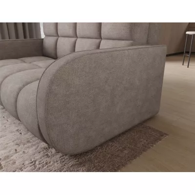 DELPHINE Zweisitzer-Schlafsofa – Dunkelbeige