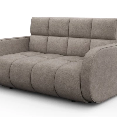 DELPHINE Zweisitzer-Schlafsofa – Dunkelbeige