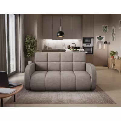 DELPHINE Zweisitzer-Schlafsofa – Dunkelbeige