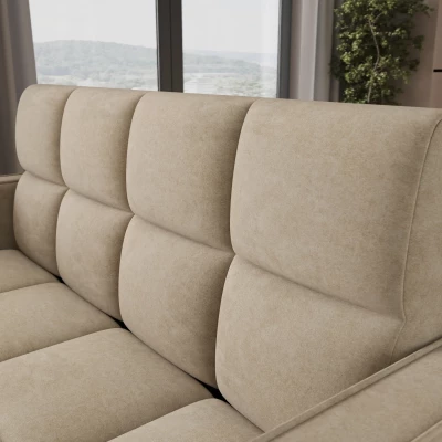 Zweisitzer-Schlafsofa DELPHINE - beige
