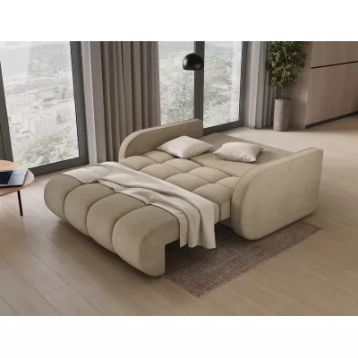 Zweisitzer-Schlafsofa DELPHINE - beige