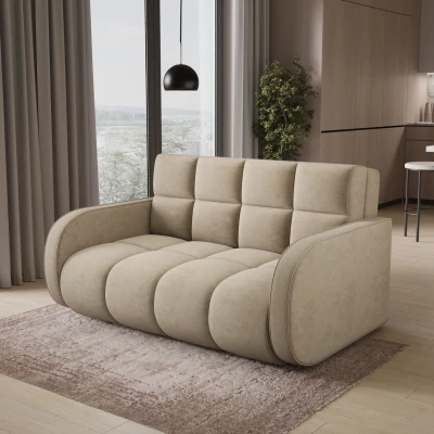 Zweisitzer-Schlafsofa DELPHINE - beige