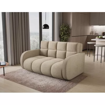 Zweisitzer-Schlafsofa DELPHINE - beige
