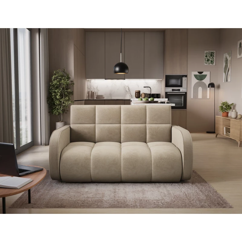 Zweisitzer-Schlafsofa DELPHINE - beige