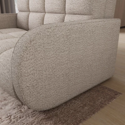 Zweisitzer-Schlafsofa DELPHINE – hellbeige