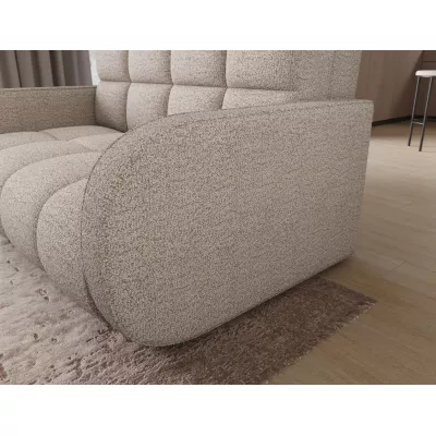 Zweisitzer-Schlafsofa DELPHINE – hellbeige