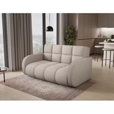 Zweisitzer-Schlafsofa DELPHINE – hellbeige