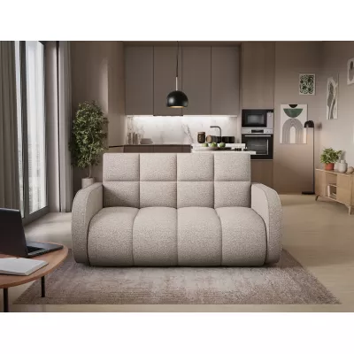 Zweisitzer-Schlafsofa DELPHINE – hellbeige