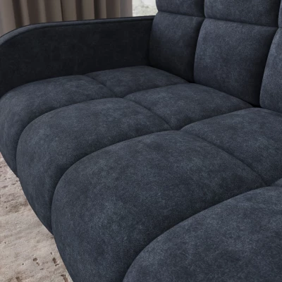 DELPHINE Zweisitzer-Schlafsofa – dunkelblau