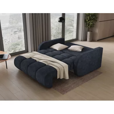 DELPHINE Zweisitzer-Schlafsofa – dunkelblau