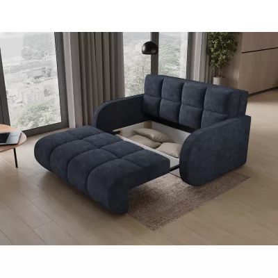 DELPHINE Zweisitzer-Schlafsofa – dunkelblau