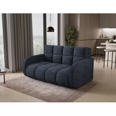 DELPHINE Zweisitzer-Schlafsofa – dunkelblau