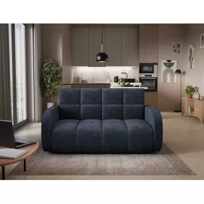 DELPHINE Zweisitzer-Schlafsofa – dunkelblau